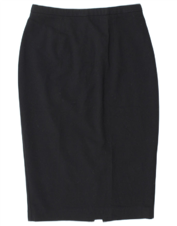 MARKS & SPENCER Womens Pencil Skirt UK 6 XS W26  Black Polyester