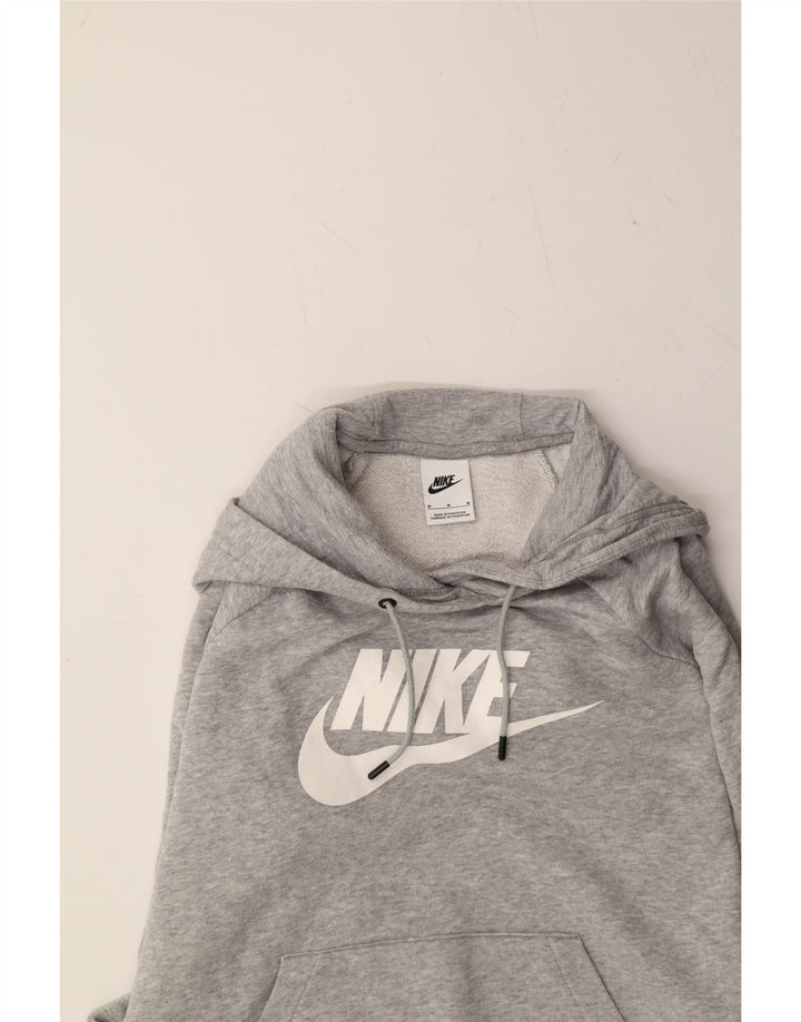 NIKE Mens Graphic Hoodie Jumper Medium Grey Cotton Vintage Nike and Second-Hand Nike from Messina Hembry 