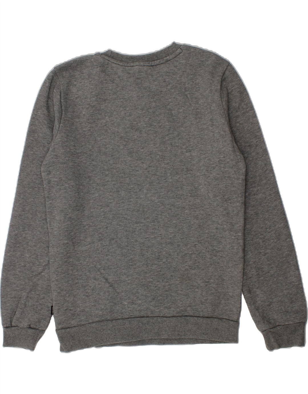 PUMA Boys Graphic Sweatshirt Jumper 11-12 Years Grey Cotton Vintage Puma and Second-Hand Puma from Messina Hembry 