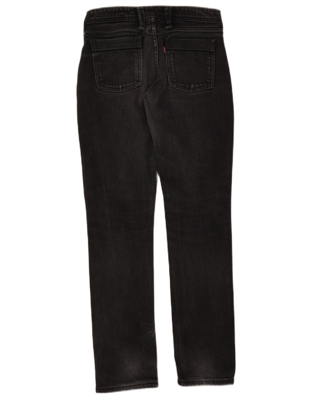 LEVI'S Womens Slim Jeans W31 L32 Black Cotton