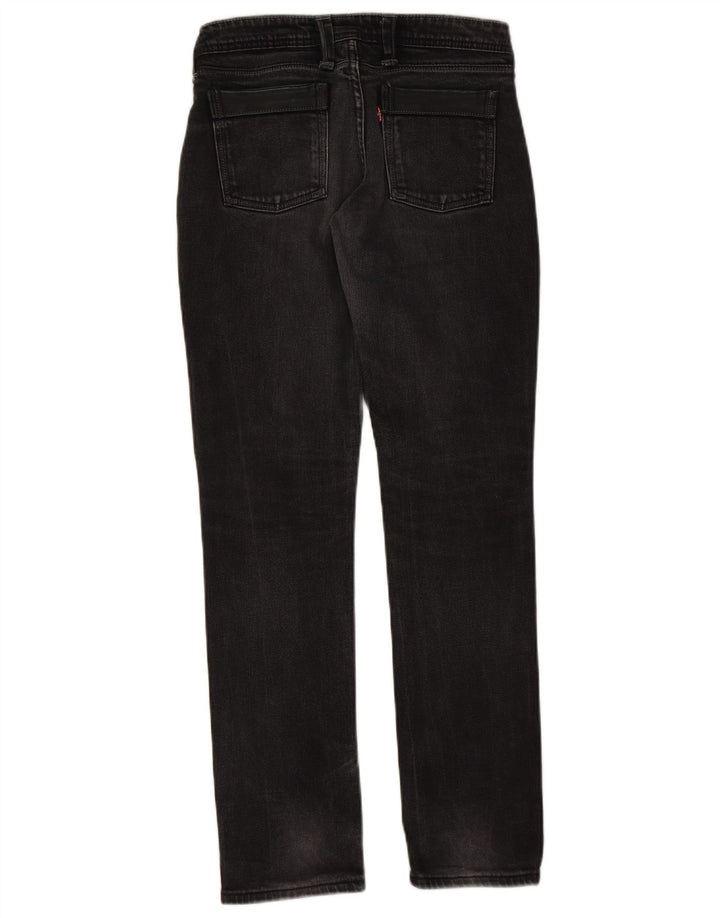 LEVI'S Womens Slim Jeans W31 L32 Black Cotton
