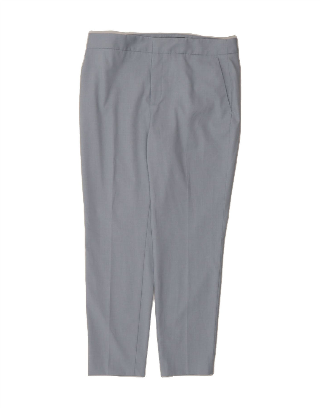 ZARA Womens Slim Crop Casual Trousers EU 38 Medium W32 L27 Blue Polyester Vintage Zara and Second-Hand Zara from Messina Hembry 
