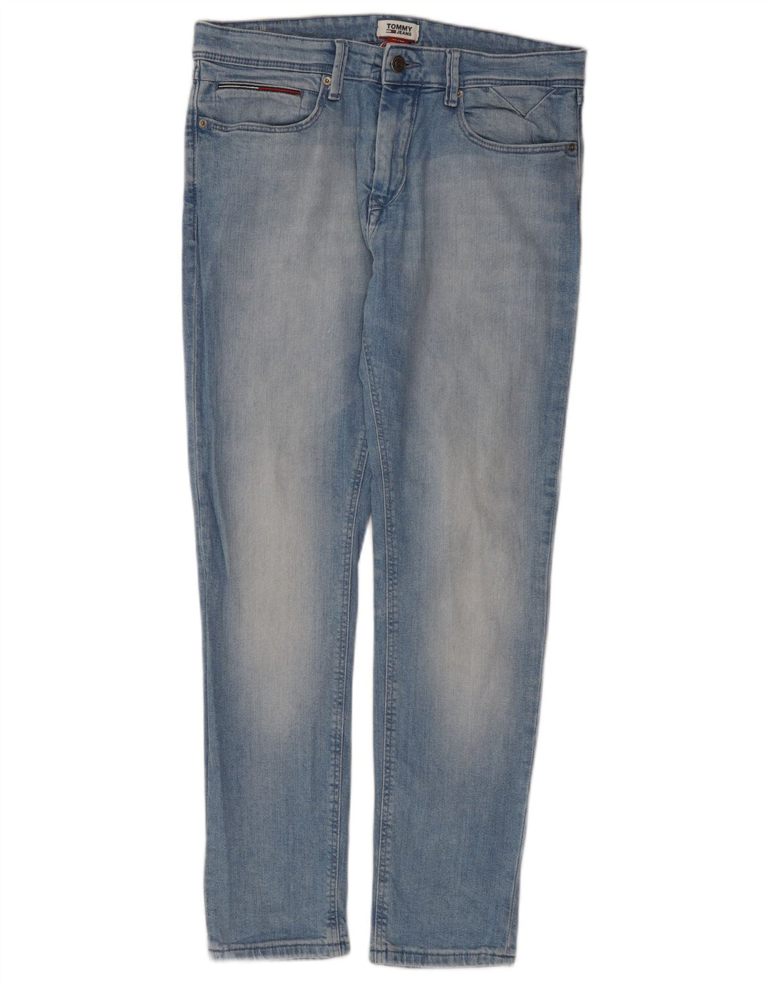 Jeans slim da uomo Tommy Hilfiger W32 L30 cotone blu