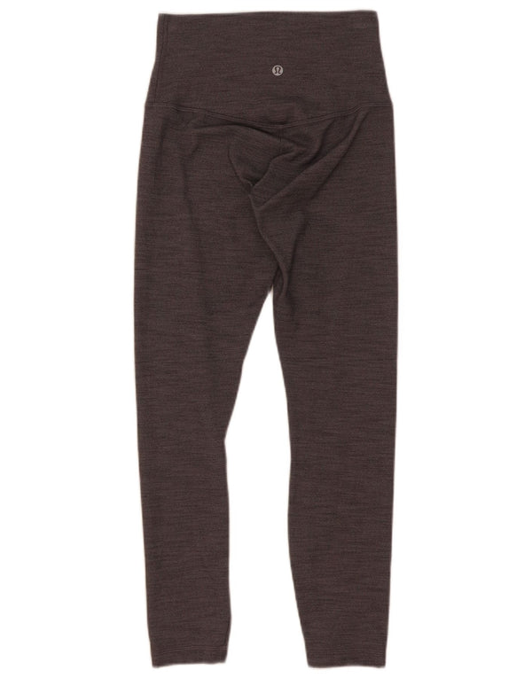 Leggings corti da donna Lululemon US 4 Small Grey Herringbone
