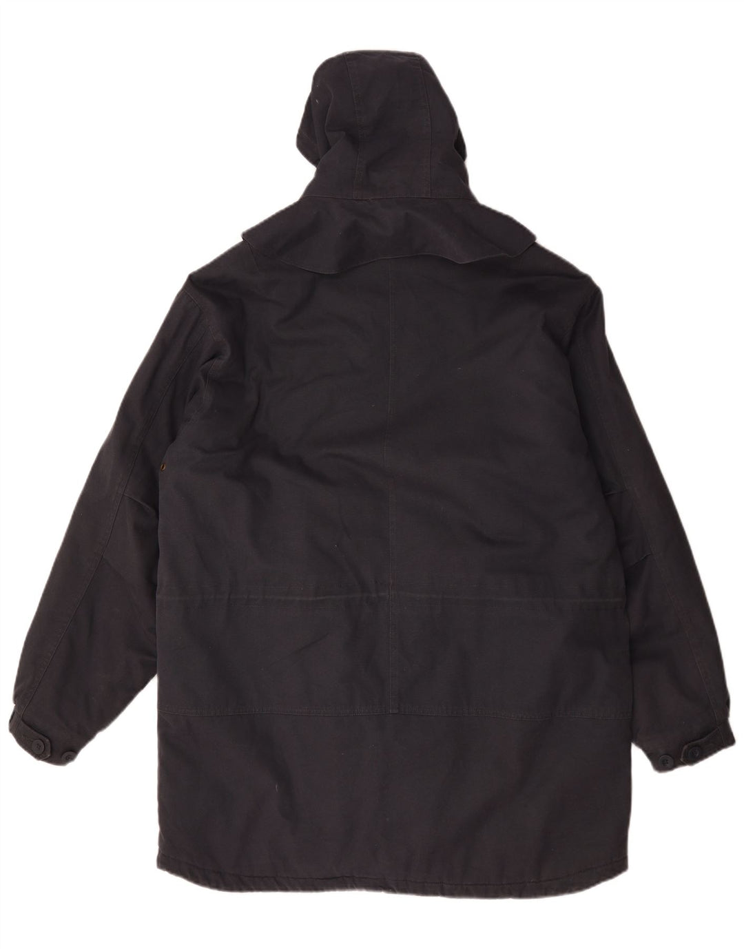 Marks & Spencer Mens Hooded Parka Jacket UK 42 XL Navy Blue