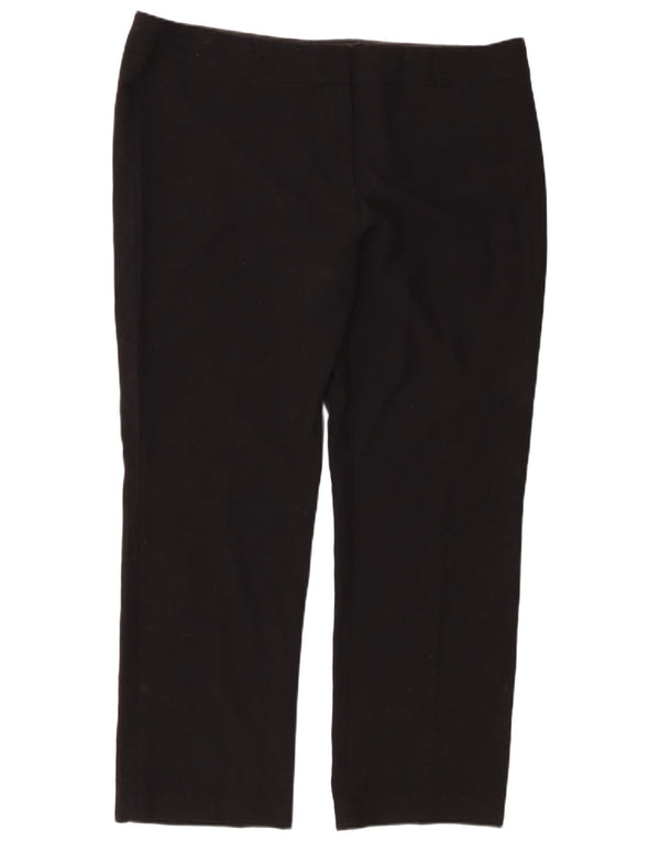Marks & Spencer Damskie proste spodnie codzienne UK 20 2XL W42 L29 Czarne