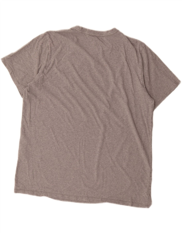 DOCKERS Mens T-Shirt Top 2XL Grey Flecked Cotton