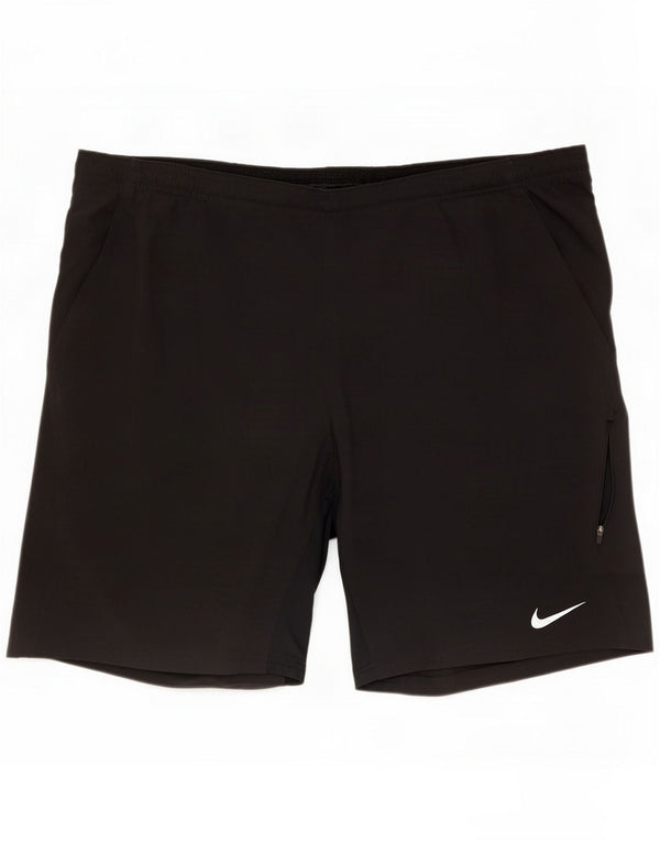 Pantaloncini sportivi Nike Dri Fit da uomo XL in poliestere nero