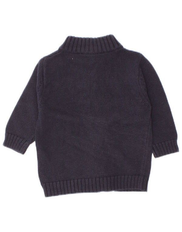 Pulover cardigan grafic Timberland Baby Boys 3-6 luni Bumbac bleumarin