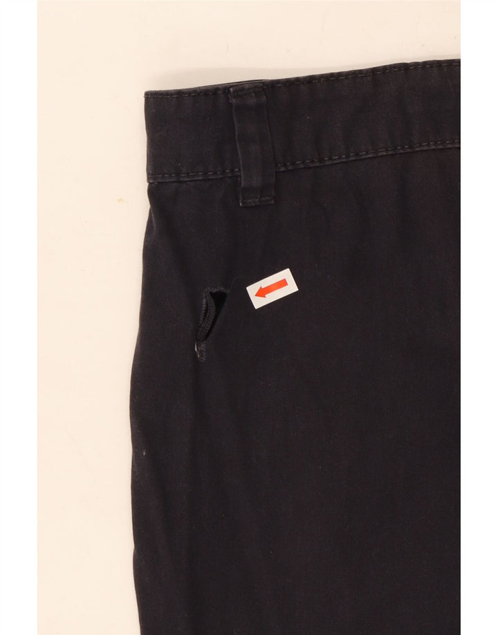French Connection Mens Straight Cargo Trousers Medium W32 L31 Black Cotton