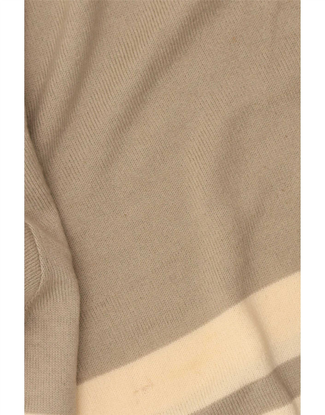 Les Copains Herre Crew Neck Jumper Sweater IT 52 Stor Grå Colourblock Uld