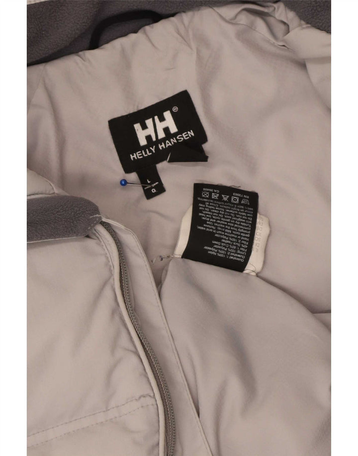 Helly Hansen γυναικείο τζάκετ με επένδυση UK 16 Large Grey Colourblock Nylon