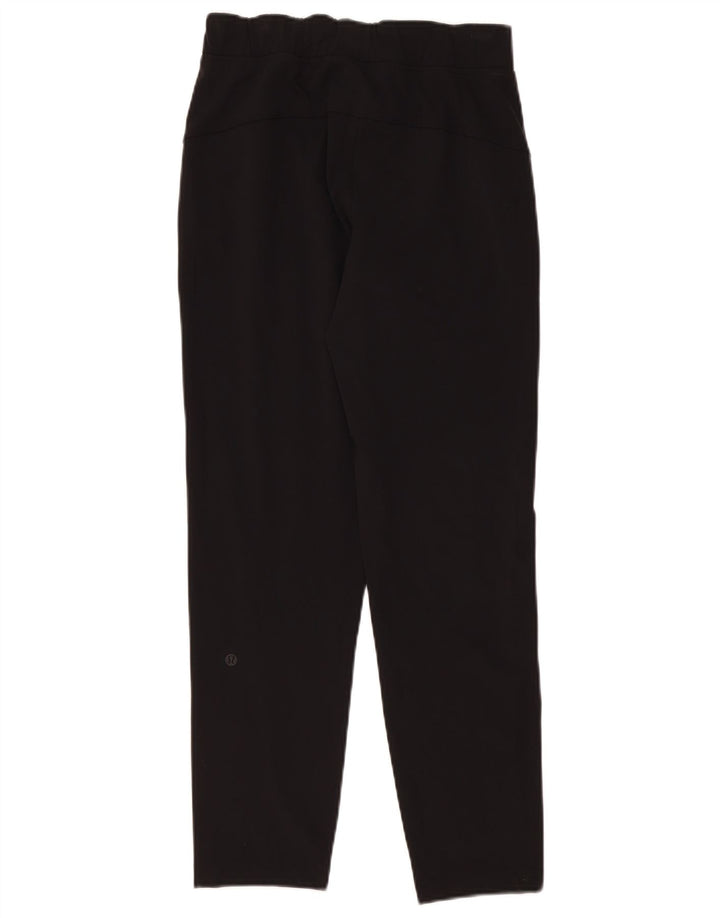 Lululemon Womens Slim Trousers US 4 Small W26 L28 Black Nylon