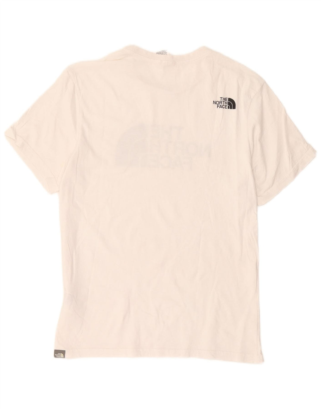 The North Face Herre grafisk T-shirt Top Medium Hvid Bomuld