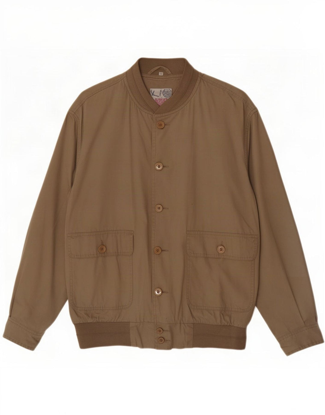 Chaqueta bomber vintage para hombre IT 52 XL Algodón beige