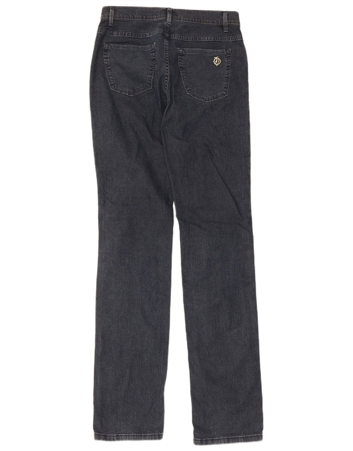 Jeans retos femininos Trussardi W27 L33 azul marinho