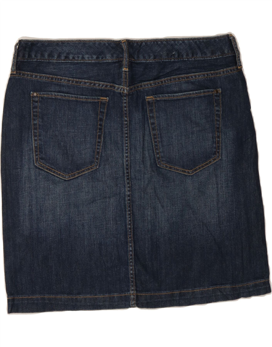 EDDIE BAUER Womens Denim Skirt US 8 Medium W32  Blue Cotton Vintage Eddie Bauer and Second-Hand Eddie Bauer from Messina Hembry 