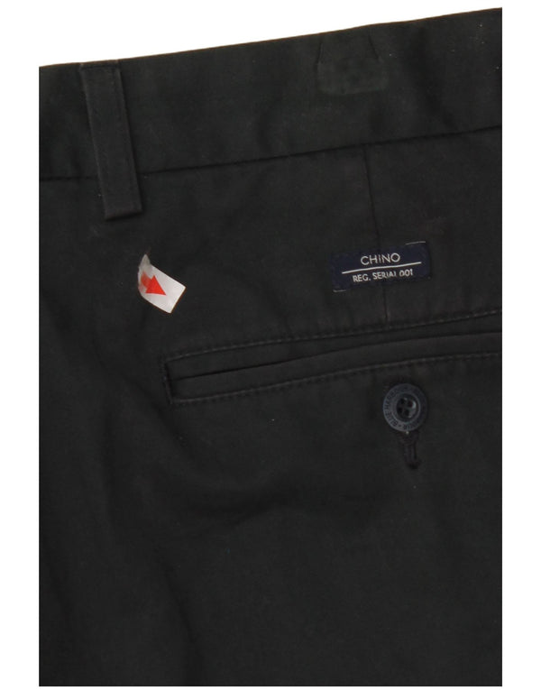 Marks & Spencer Mens Blue Harbour Straight Chino Trousers W38 L29 Navy
