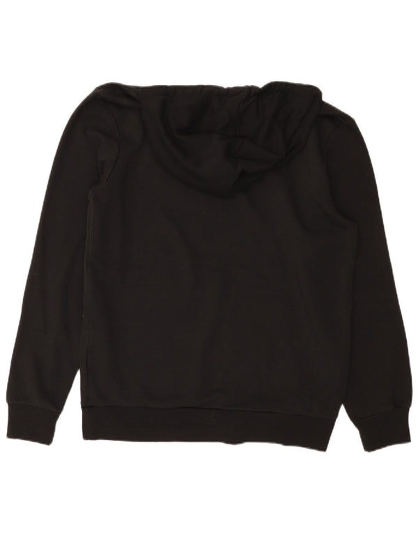 Jack & Jones Mens Hoodie Jumper Large Black Cotton