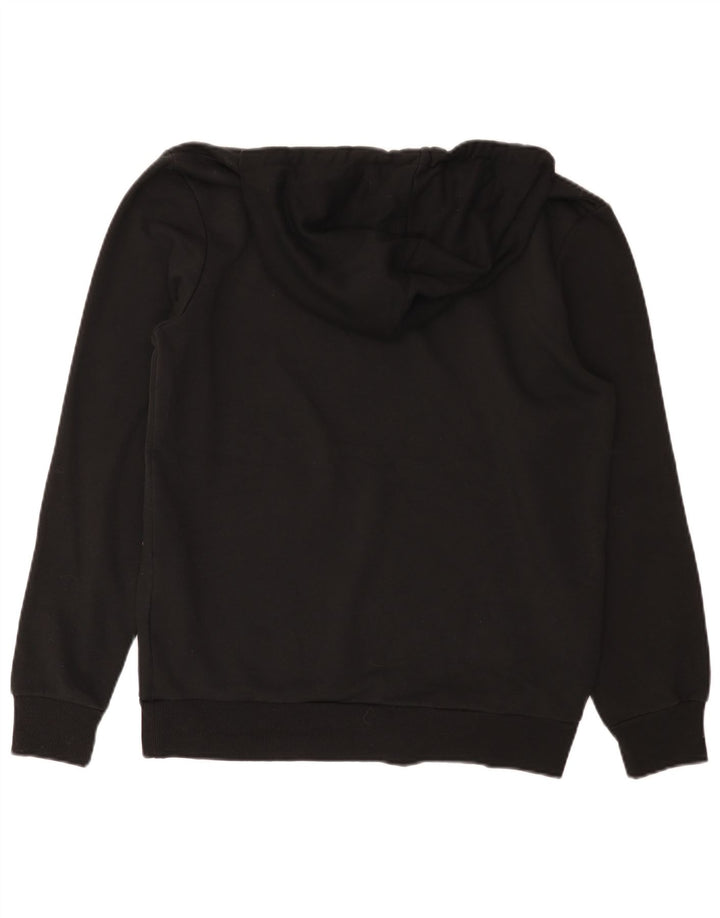 Jack & Jones Mens Hoodie Jumper Large Black Cotton