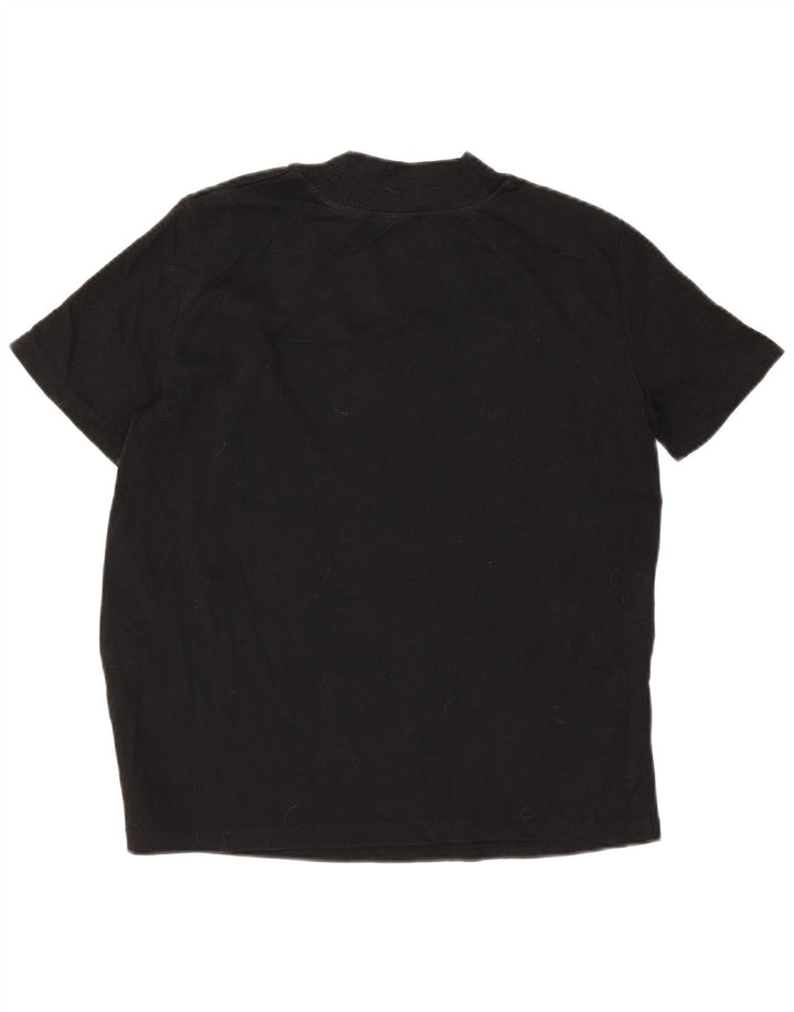 Zara Womens T-Shirt Top UK 10 Small Black