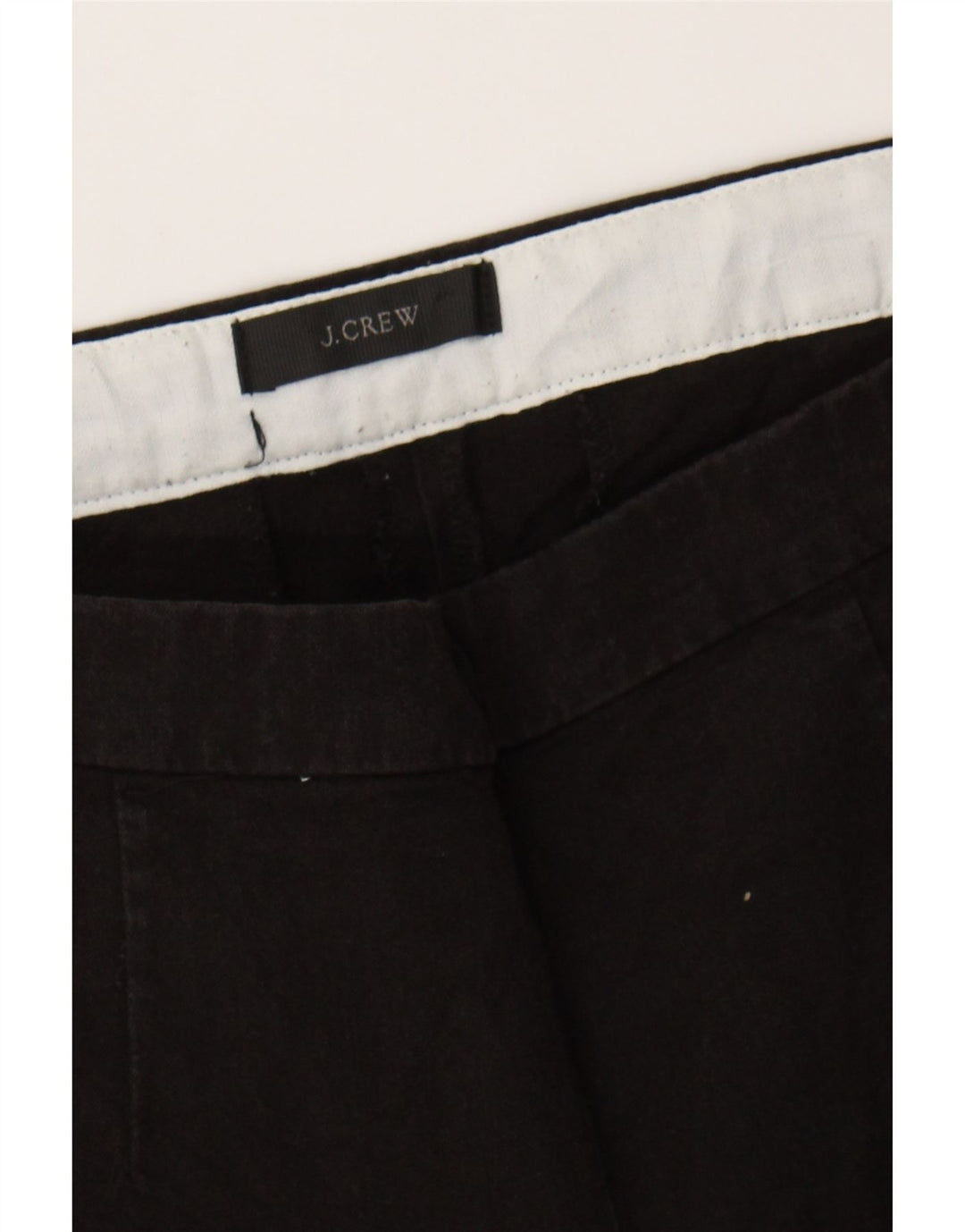 J. CREW Womens Slim Cropped Trousers W28 L23 Black Cotton Vintage J. Crew and Second-Hand J. Crew from Messina Hembry 