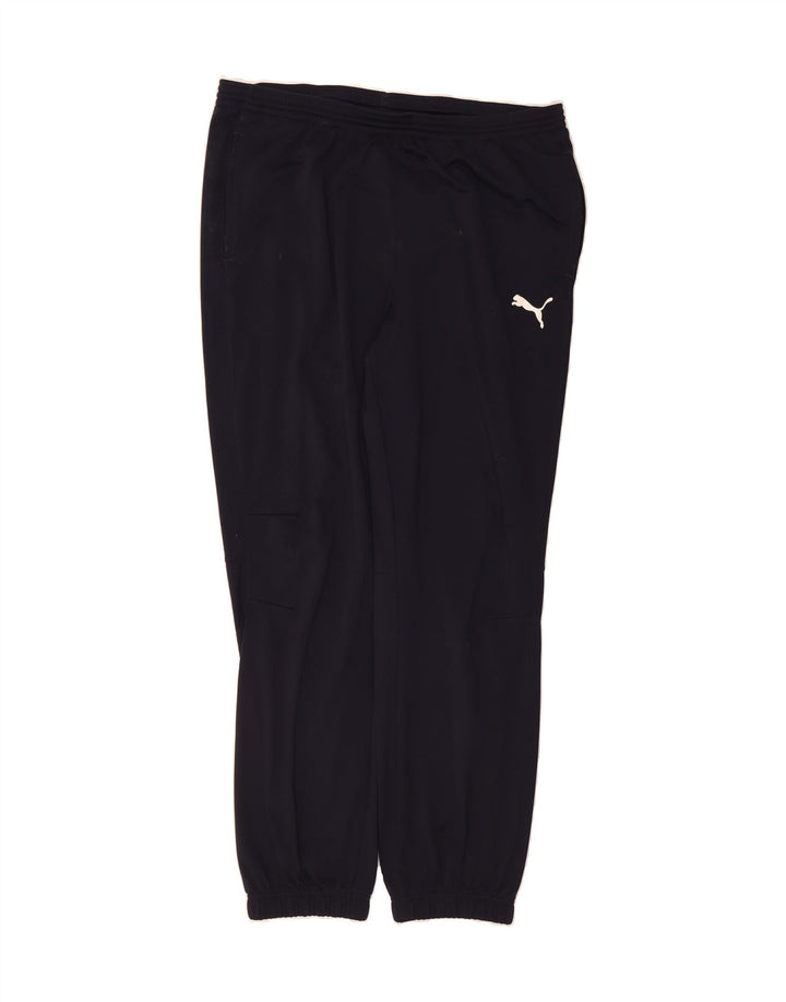 PUMA Mens Tracksuit Trousers Joggers 2XL  Navy Blue Polyester Vintage Puma and Second-Hand Puma from Messina Hembry 