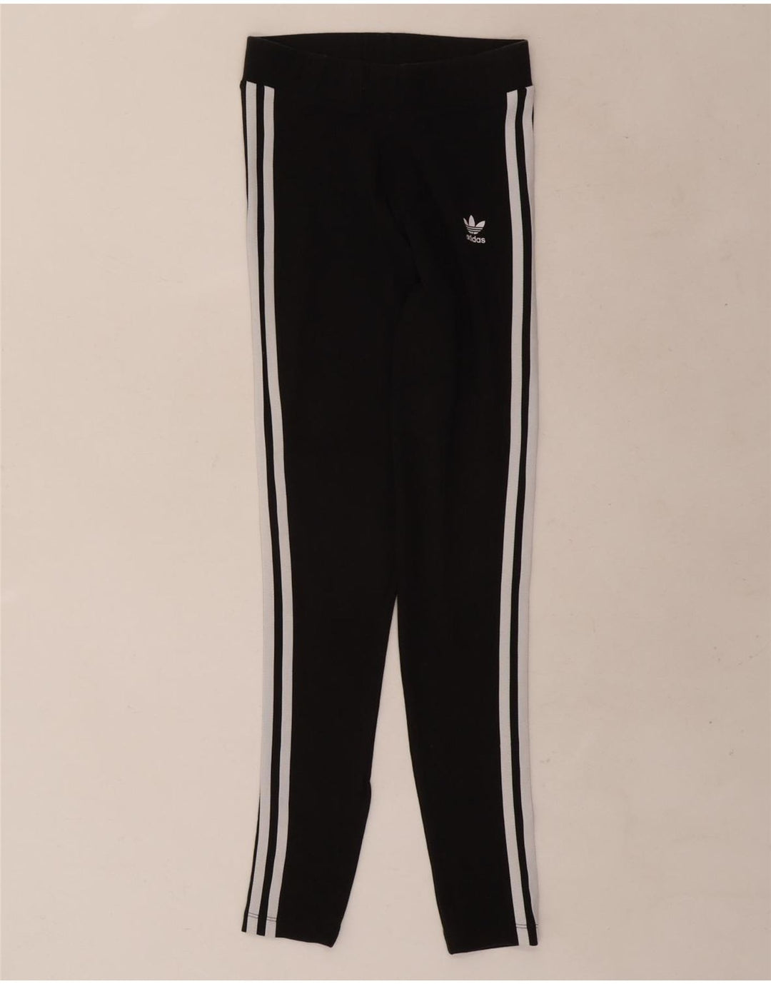 Adidas Womens Leggings UK 8 Small Black Cotton