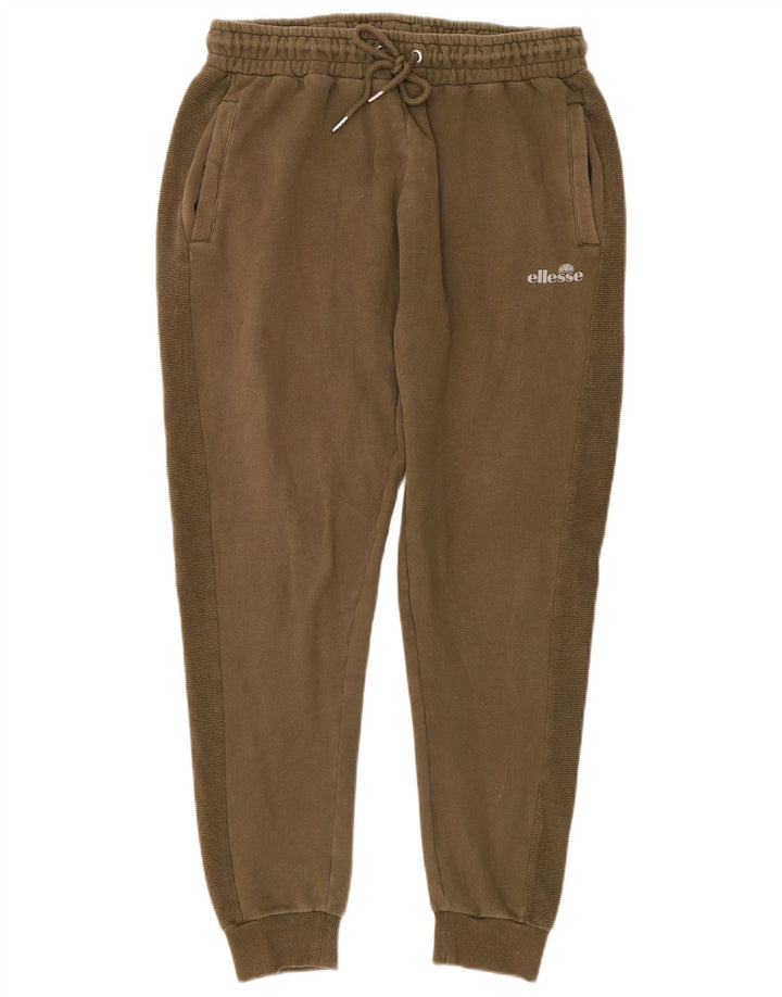 Ellesse Mens Tracksuit Trousers Joggers Large Khaki Cotton