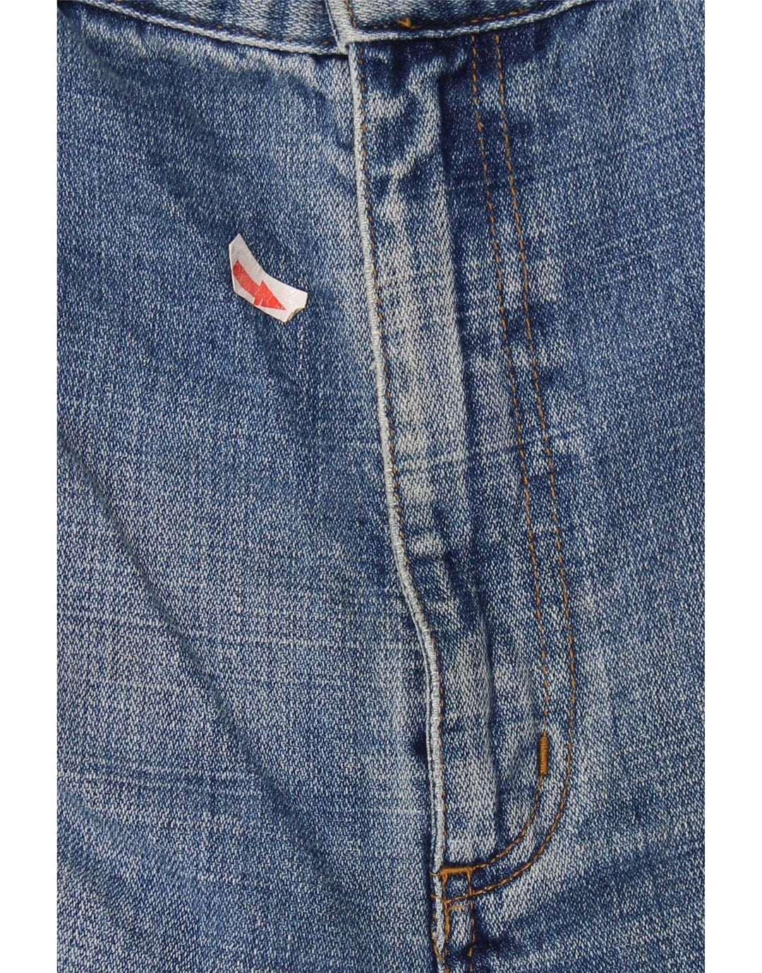 Wrangler Mens Texas Distressed Straight Jeans W40 L32 Blue Cotton