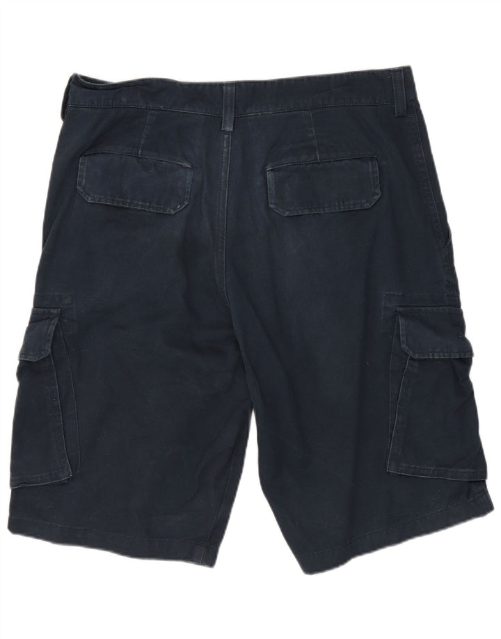 Męskie spodenki cargo Lyle & Scott W30 Średni granatowy, bawełniany