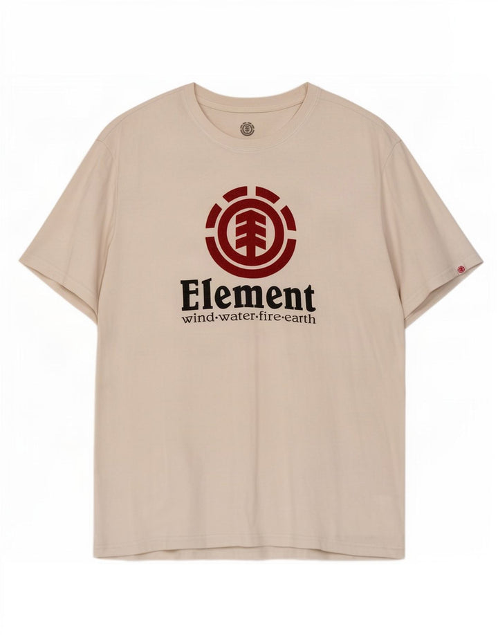 Element T-shirt graphique coupe régulière pour hommes, grand blanc, en coton