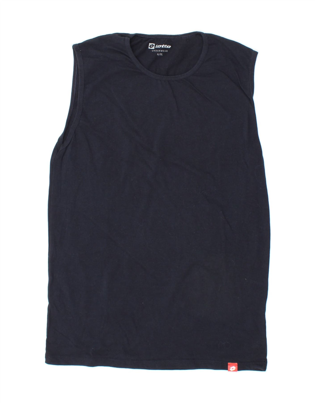 LOTTO Womens Vest Top UK 18 XL Navy Blue Vintage Lotto and Second-Hand Lotto from Messina Hembry 