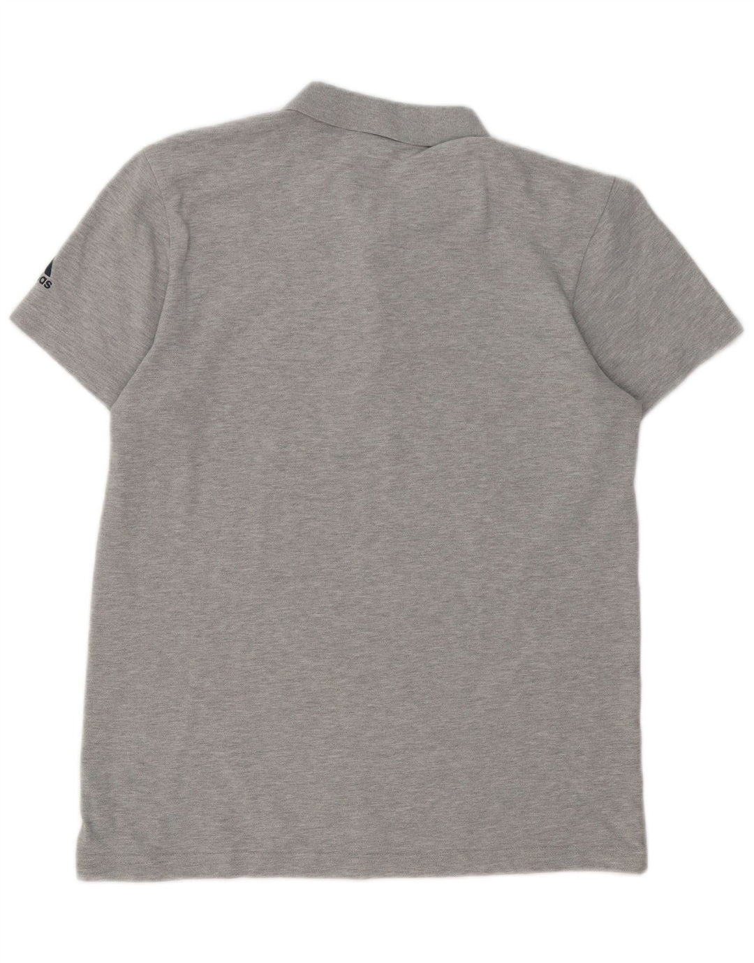 Adidas Mens Polo Shirt Medium Grey Flecked