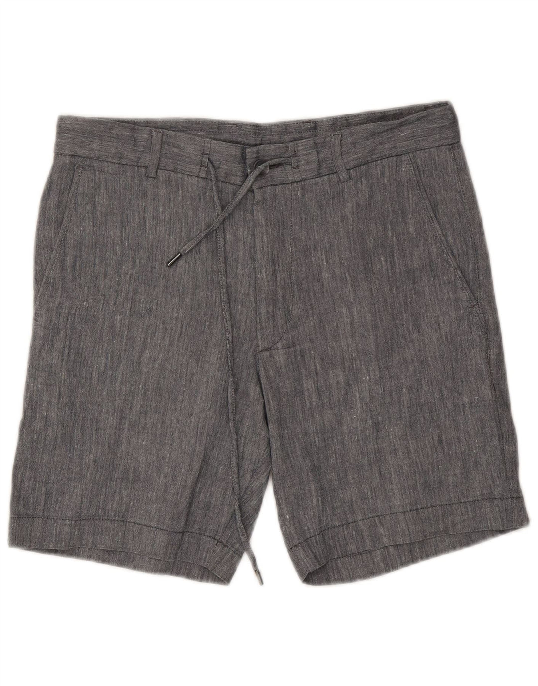 Hugo Boss Mens Chino Shorts EU 46 Small W30  Grey