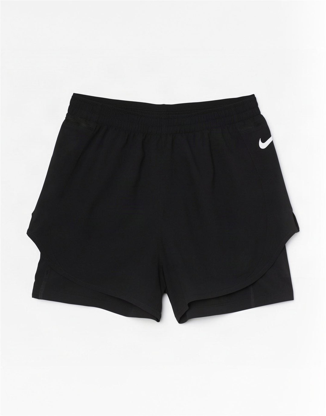 Nike Womens Dri Fit Sport Shorts UK 12 Medium Black Polyester