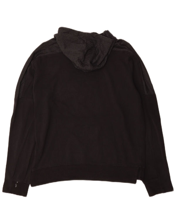 Adidas Hombre Sudadera Con Capucha Jumper Medium Negro Algodón