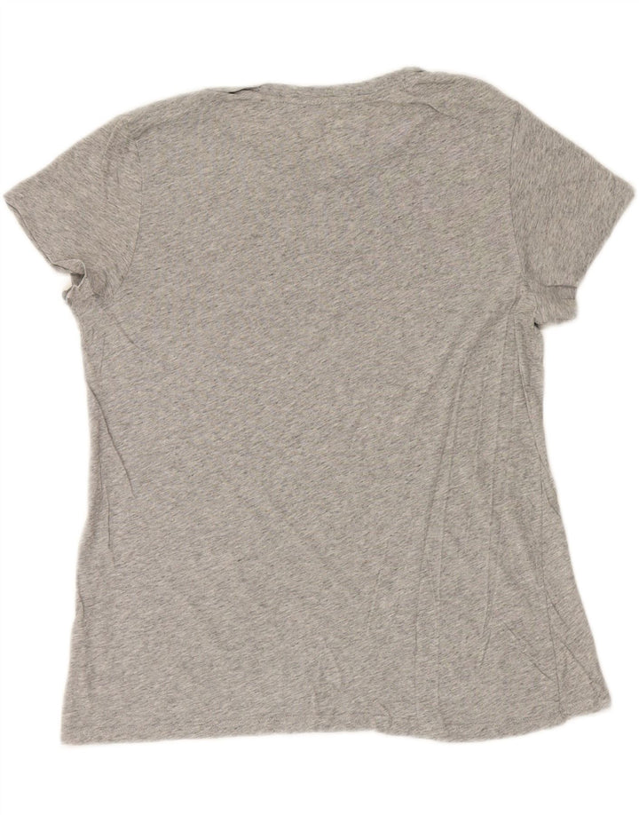 LEVI'S Womens Graphic T-Shirt Top UK 16 Large Grey