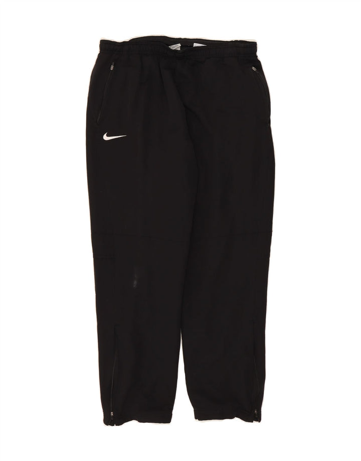 NIKE Mens Tracksuit Trousers UK 41/43 Large  Black Polyester Vintage Nike and Second-Hand Nike from Messina Hembry 