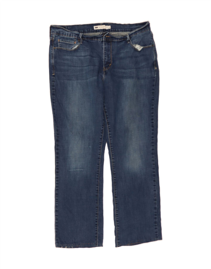 LEVI'S Womens Straight Jeans W33 L28  Blue Cotton Vintage Levi's and Second-Hand Levi's from Messina Hembry 