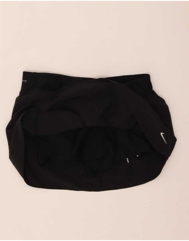 Nike Womens Dri Fit Skort UK 14 Medium  Black Polyester