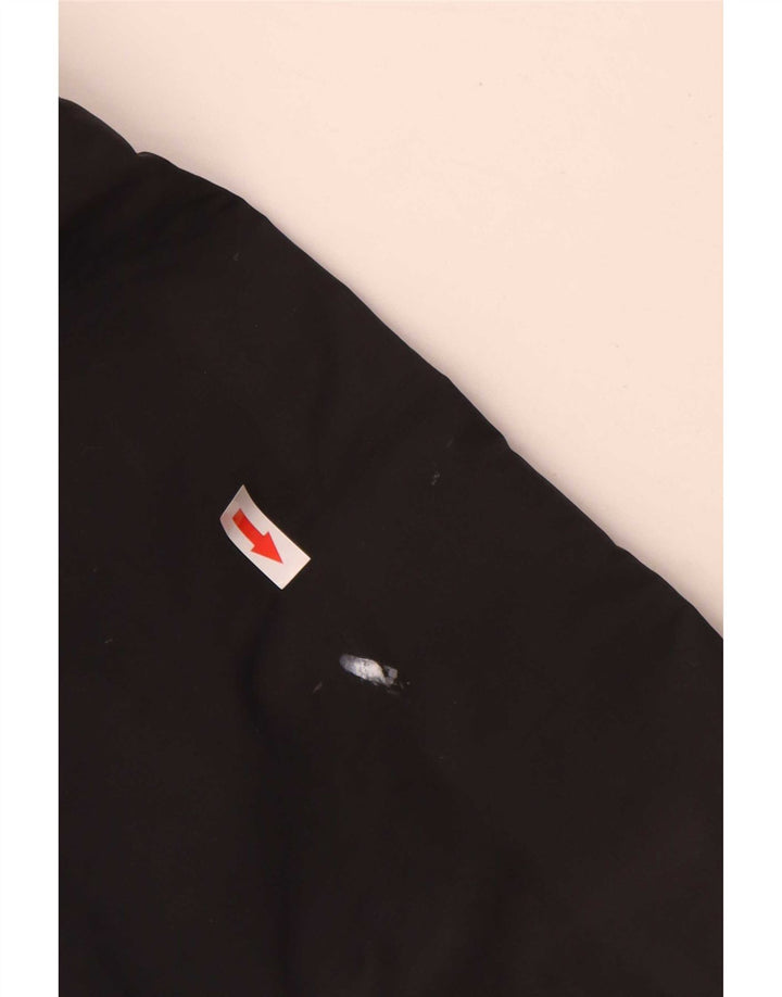 Jaqueta masculina acolchoada com capuz Fred Perry UK 40 grande poliéster preto