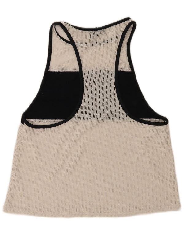 Nike Débardeur graphique pour femme UK 14 Medium Blanc Colourblock Sports