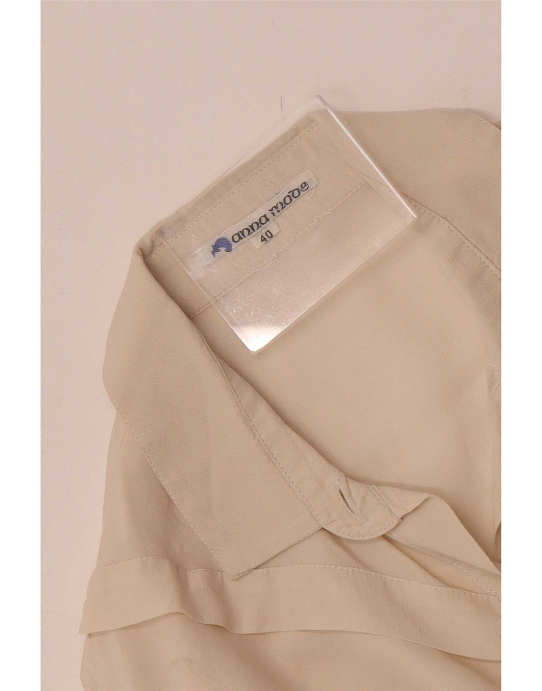 Vintage dameskjorte bluse IT 40 Small Off White