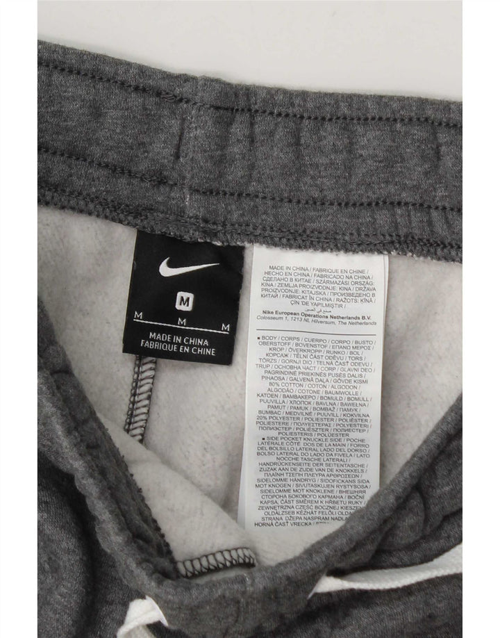 Мужские спортивные шорты Nike среднего серого цвета, хлопок с крапинками