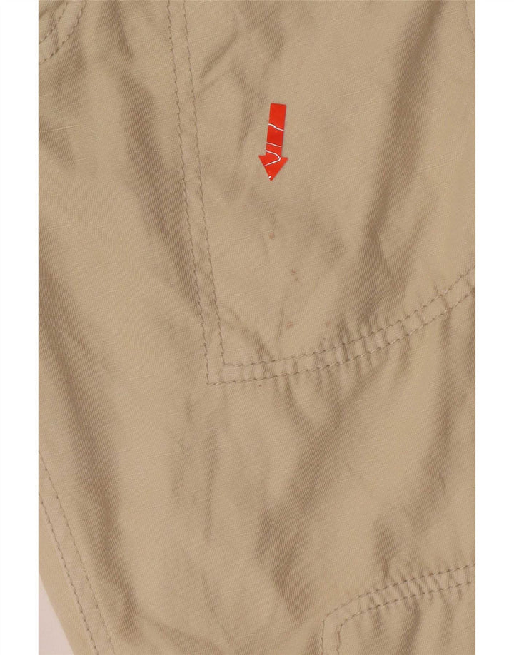 Diesel Womens Cargo Capri Trousers W31 L21 Beige Cotton
