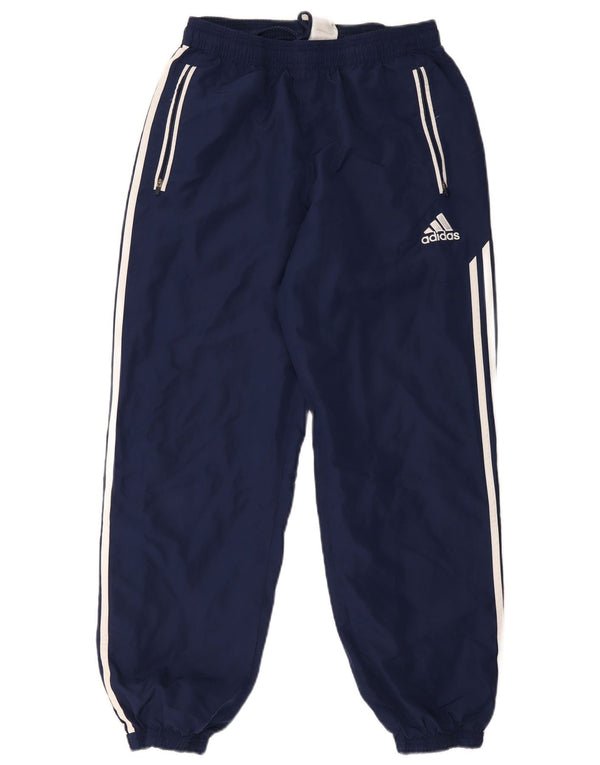 Adidas Pantaloni da tuta da uomo Joggers UK 42/44 Large Blu Navy Sport