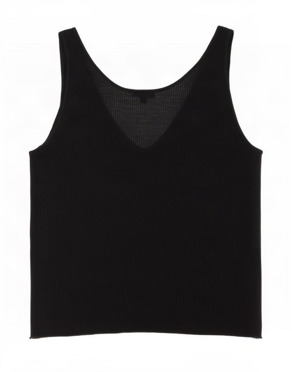 Colete transparente feminino Massimo Dutti UK 18 XL preto