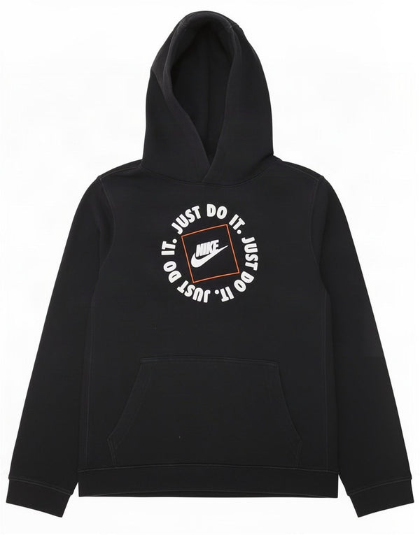 Nike Boys Graphic Standard Fit hættetrøjetrøje 13-14 år XL Sort bomuld