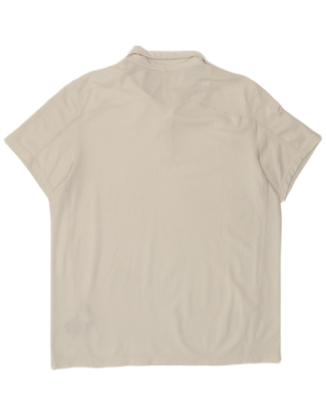 NIKE Mens Dri Fit Polo Shirt XL White Polyester